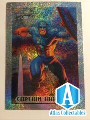 1994 Fleer Marvel Masterpieces Limited Edition Holofoil CAPTAIN AMERICA #1